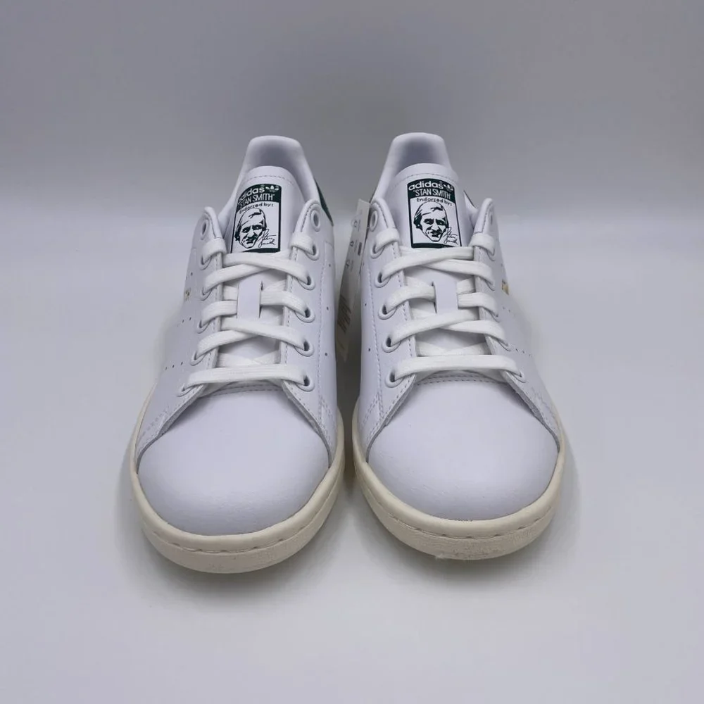 Adidas Stan Smith White / Green Womens Shoes - Picture 3 of 8